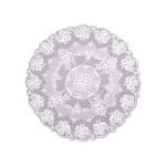 Heritage Lace Victorian Rose White Floral Polyester Round Tablecloth thumbnail 3