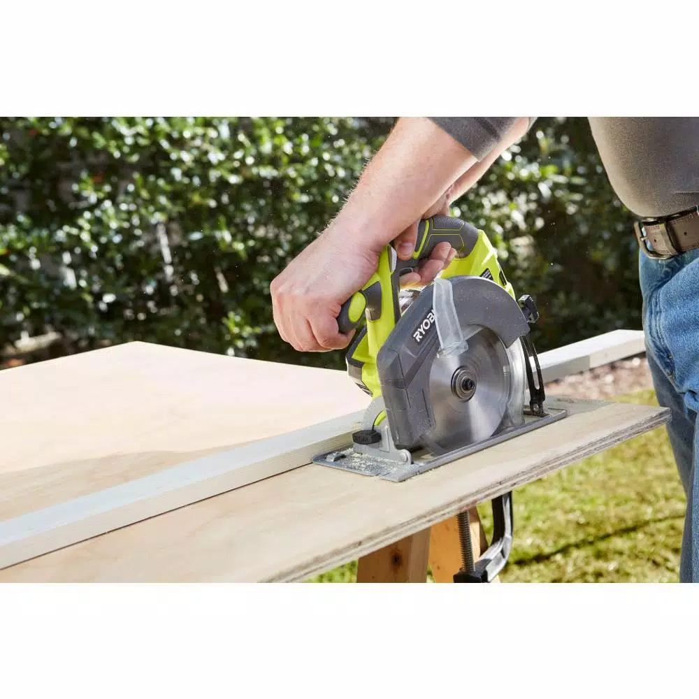 RYOBI 18V ONE+ 6-1/2 in. Cordless Circular Saw with 1.5 Ah Lithium-Ion Battery