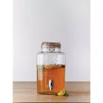 Kilner 2 Gal. Clip Top Glass Beverage Dispenser with Chrome Spigot thumbnail 3