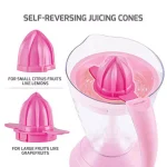 Ovente 34 oz. Electric Citrus Juicer, 25W Motor, Pink thumbnail 2