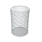 Laura Ashley Speckled Cutlery Basket - White Utensil Holder thumbnail 1