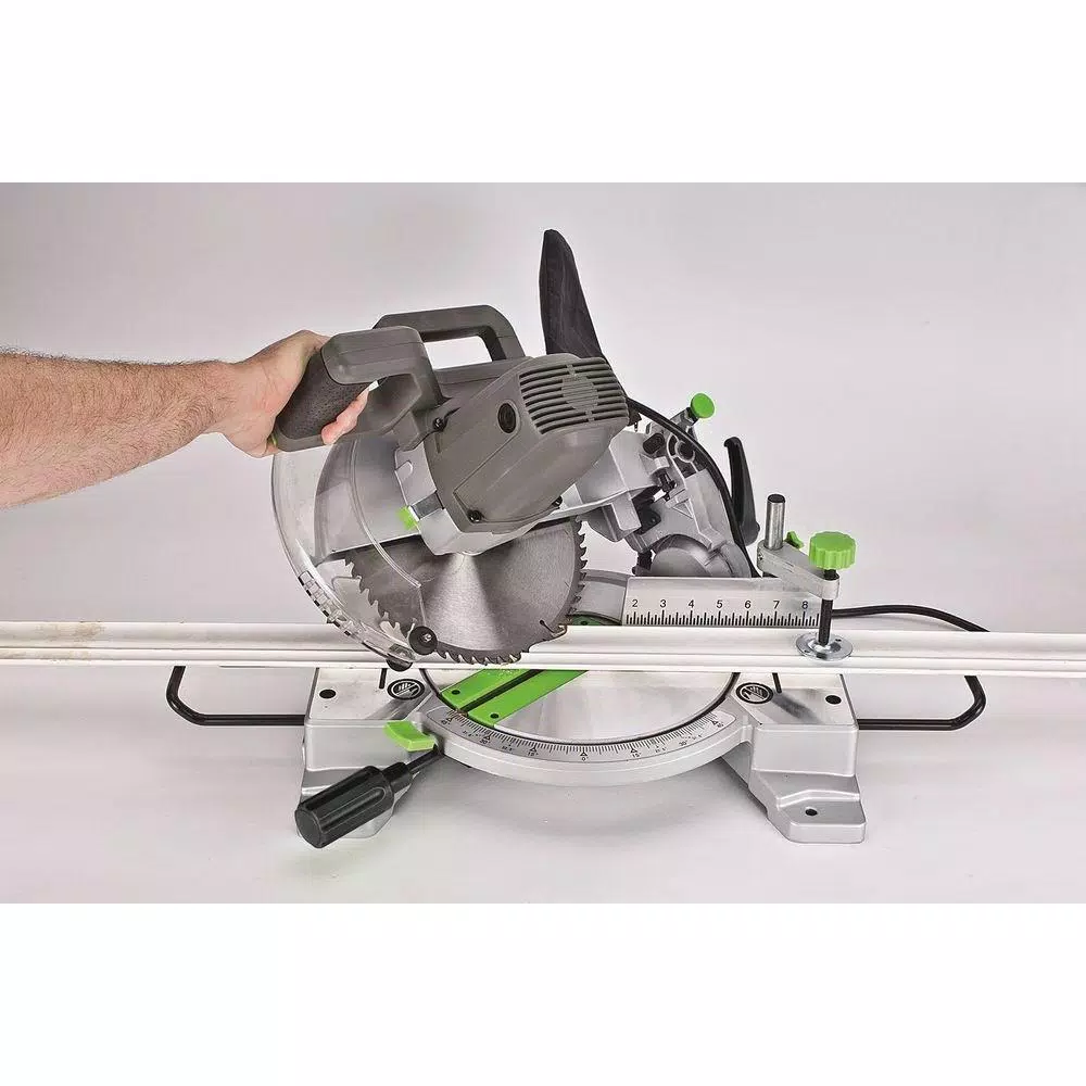 Genesis 15 Amp 10 in. Compound Miter Saw with Laser Guide and 9 Positive Stops