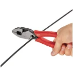 Milwaukee 2-Piece Pliers Set: 9 in. High Leverage Lineman's & 8 in. Long Nose Pliers thumbnail 9