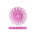 Dedeco Sunburst 7/8 in. Dual Radial Discs, 600-Grit Pumice Polishing Tool, 12-Pack thumbnail 1