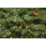 National Tree Company 7.5 ft. North Valley Spruce Pencil Slim Artificial Christmas Tree with 400 Clear Warm Lights thumbnail 3