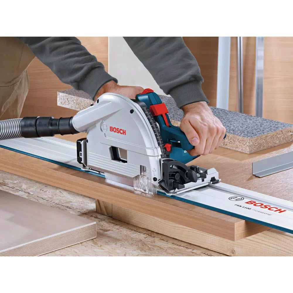 Bosch GKT13-225 6-1/2 in. 13 Amp Corded Plunge Track Saw with L-BOXX Case