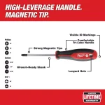 Milwaukee 8-Piece Screwdriver Set with ECX Bits thumbnail 2