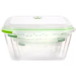 Ozeri INSTAVAC Green Earth 8-Piece Food Storage Container Set with Vacuum Seal and Locking Lids thumbnail 1