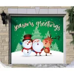My Door Decor 7 ft. x 8 ft. Christmas Characters Garage Door Banner Mural thumbnail 2