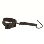 Ergodyne Squids 3157 Black Coil Hard Hat Lanyard with Double Lock Buckle thumbnail 1