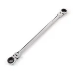 TEKTON 12 mm x 14 mm Extra Long Flex-Head Ratcheting Box End Wrench thumbnail 1