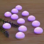 LUMABASE Purple Floating Blimp LED Lights, Waterproof Battery Operated Decorative Lights (12-Count) thumbnail 4