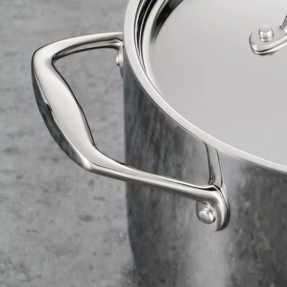 Tramontina Gourmet 6 Qt. Tri-Ply Clad Stainless Steel Covered Braiser