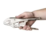 Capri Tools Klinge 10 in. Curved Jaw Locking Pliers with Wire Cutter thumbnail 3