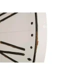 Glitzhome 31.5 in. Oversized Farmhouse Metal Enamel Wall Clock - Antique White thumbnail 5
