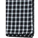 Kay Dee Black and White Gingham Cotton Napkins, 20 in. x 20 in. (4-Pack) thumbnail 2