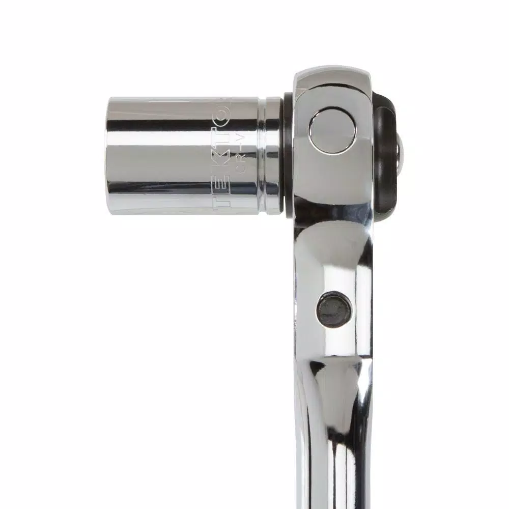 TEKTON 1/4 in. Drive 5 in. Swivel Head Ratchet, 72-Tooth