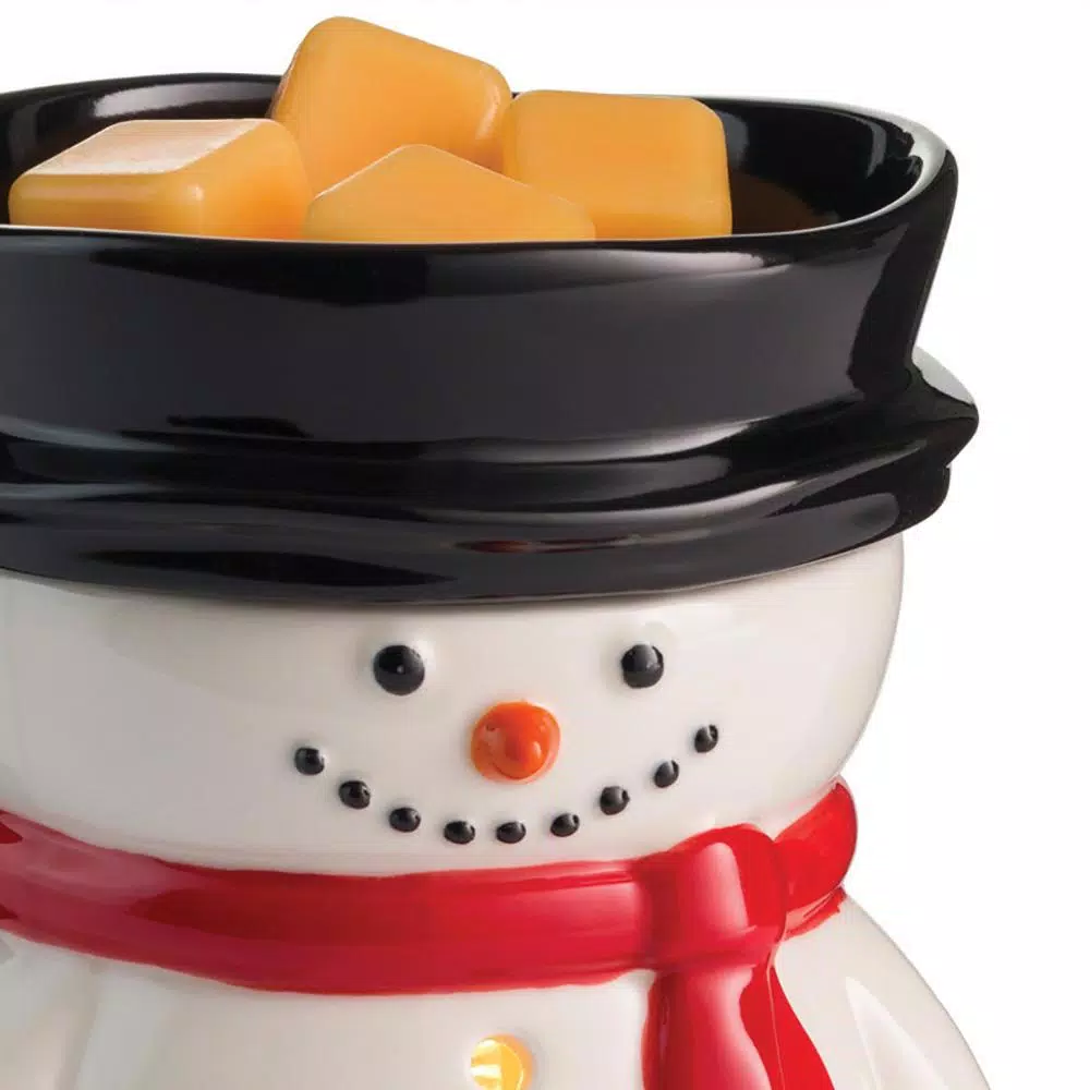 Candle Warmers Etc. 8.8 in. Frosty Illumination Fragrance Warmer