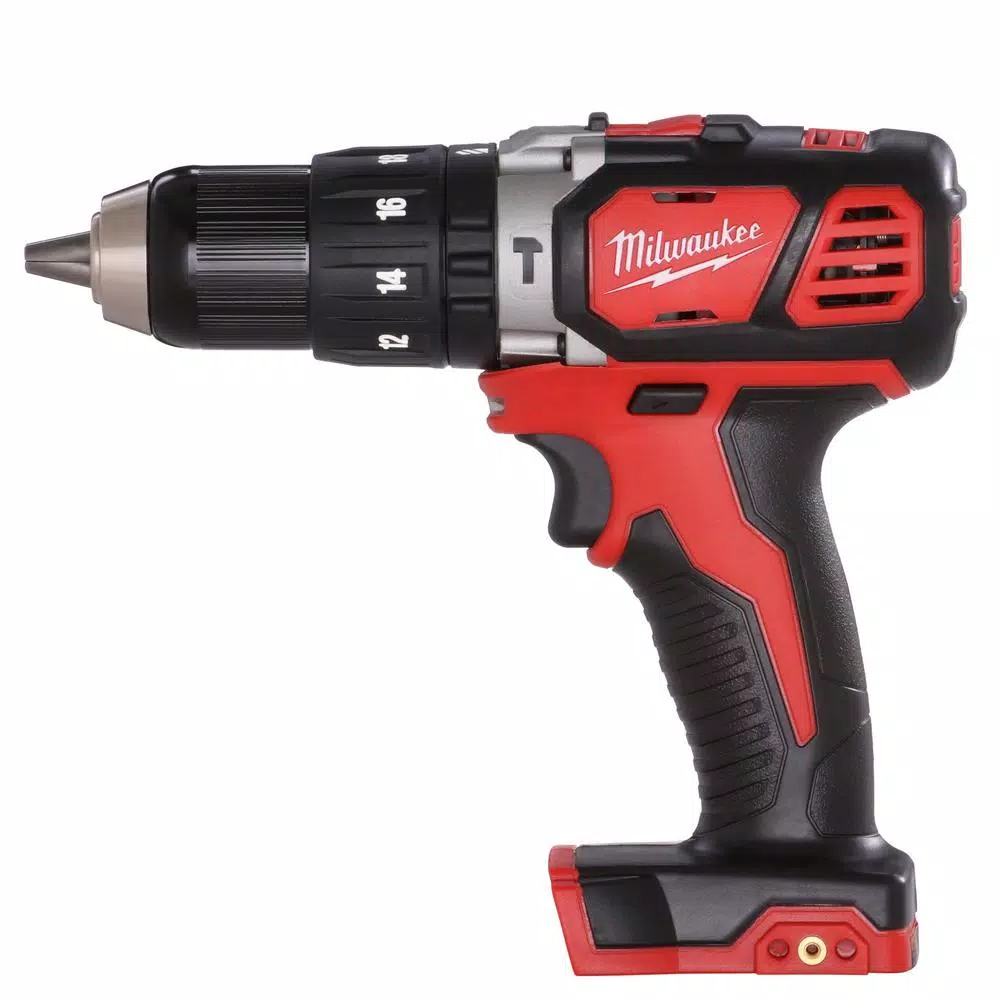 Milwaukee M18 18V Lithium-Ion Cordless 1/2 in. Hammer Drill/Driver (Tool-Only)