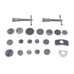 SPEEDWAY 21-Piece Universal Disc Brake Caliper Piston Wind Back Tool Kit with Carrying Case thumbnail 2