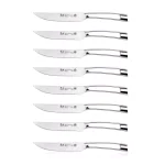 Cangshan N1 Series 5 in. Steak Knife Set with Acacia Wood Block, 9-Piece Set thumbnail 1