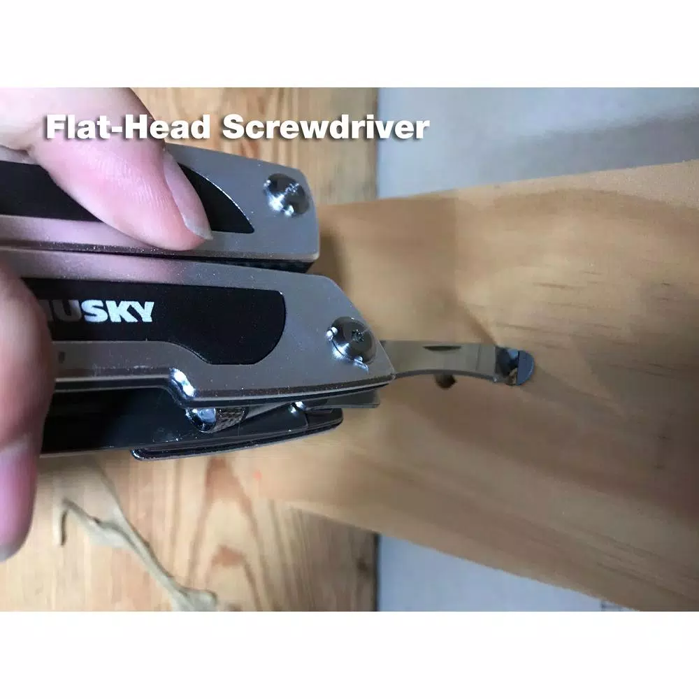 Husky 9-in-1 Plumber Multi-Tool with Built-in Flashlight