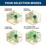 Bosch GLL3-300G 360-Degree Green Self-Leveling 3-Plane Laser Level thumbnail 2