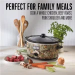 Weston Realtree Edge 5 Qt. Camouflage Slow Cooker with Lid Latch Strap thumbnail 4
