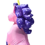 ALEKO's Inflatable Unicorn Adult Halloween Costume - Pink & Purple Unisex Party Suit thumbnail 6
