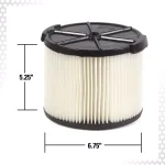 RIDGID Replacement Filter Set: VF3400 Pleated Paper & VF3700 Foam Filter for 3 to 4.5 Gal. Wet/Dry Vacuums thumbnail 12