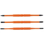 Klein Tools Insulated Double-End Interchangeable Screwdriver Blades, 3-Pack thumbnail 1