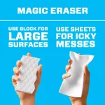 Mr. Clean Magic Eraser Thin Cleaning Sheets, Disposable Scouring Sponge, 16 Count thumbnail 6