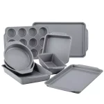 Farberware 8-Piece Nonstick Bakeware Set, Gray Steel thumbnail 2