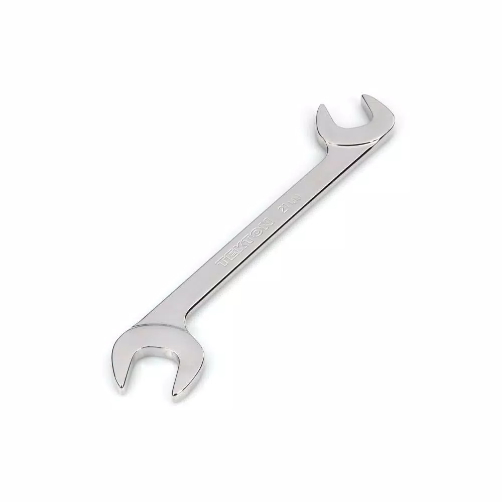 TEKTON 21 mm Angle Head Open End Wrench, 60° Offset, 4140 Chrome Moly Steel