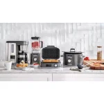 Calphalon 1100-Watt Auto-Speed Blender with 67 oz. Tritan Jar and Blend-N-Go Cup, Dark Stainless Steel thumbnail 6