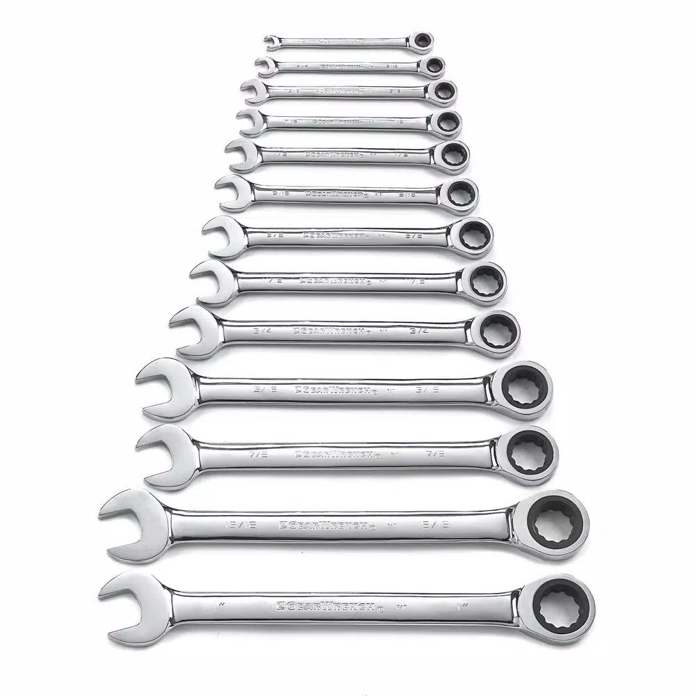 Gearwrench 13-Piece SAE Master Combination Ratcheting Wrench Set