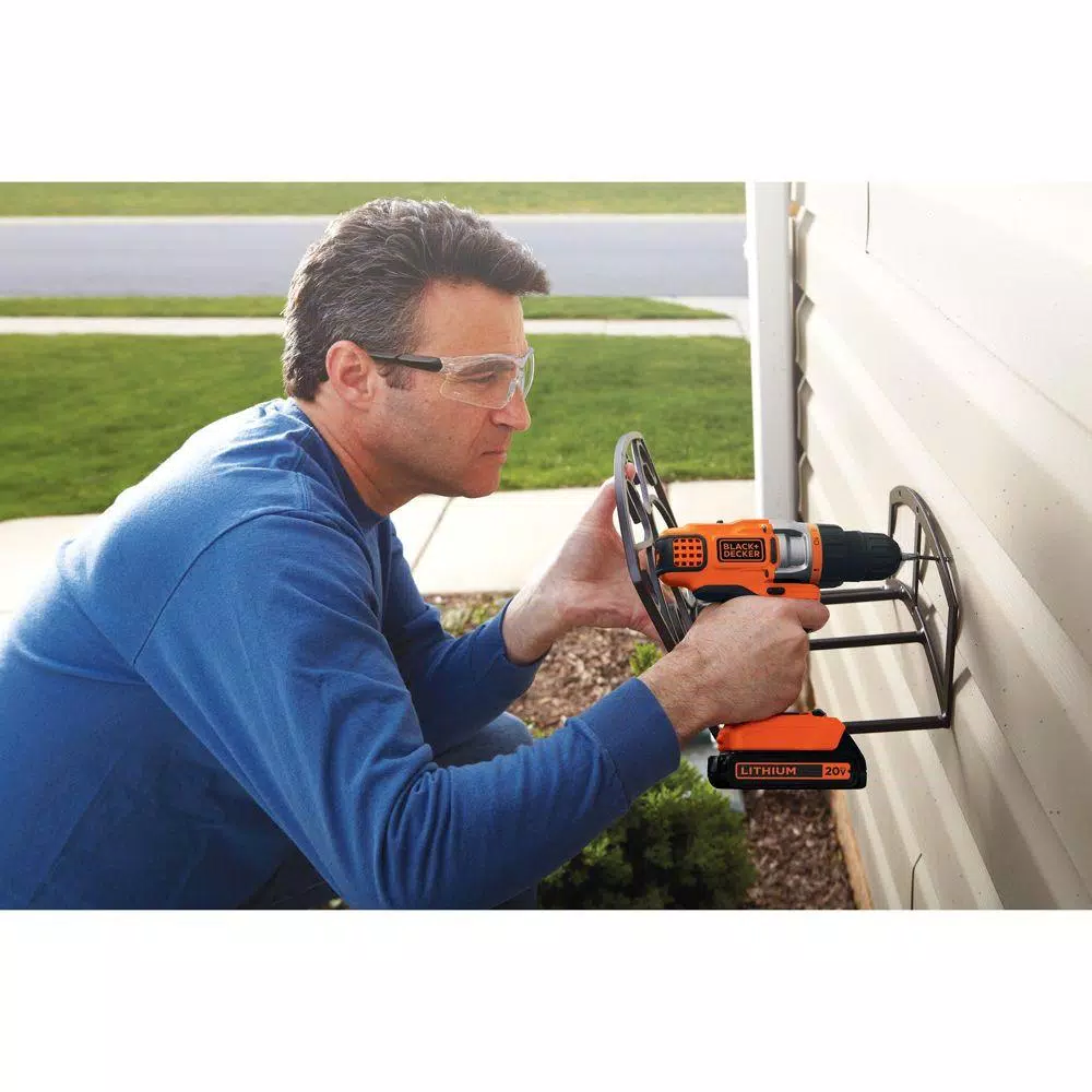 BLACK+DECKER 20V MAX Lithium-Ion Cordless Drill/Driver Kit with 1.5 Ah Battery and Charger