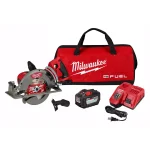 Milwaukee M18 FUEL 7-1/4 in. Cordless Rear Handle Circular Saw Kit with 12.0 Ah Battery & Rapid Charger thumbnail 1