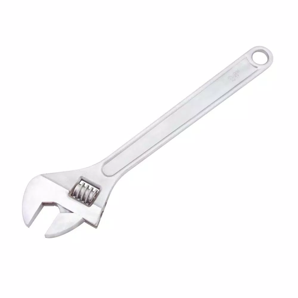 TEKTON 24 in. Adjustable Wrench, Drop Forged Carbon Steel