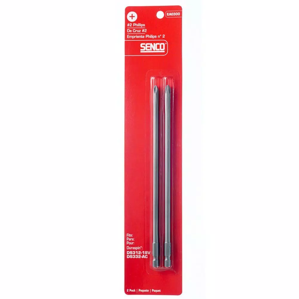 SENCO DuraSpin 3 in. Phillips Replacement Drive Drill Bits, 2-Pack