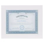 DesignOvation Museum 8.5 x 11 in. White Document Frames, Set of 4 thumbnail 2