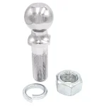 TowSmart 2 in. Chrome Hitch Ball, 10,000 lb. Capacity, 1.25 in. Shank Diameter thumbnail 2