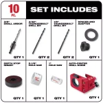 Milwaukee HOLE DOZER Bi-Metal Door Lock Installation Hole Saw Set thumbnail 2