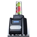 Ovente 1000W Professional Personal Blender with 13.5 oz Travel Mug and Tamper, Black thumbnail 3