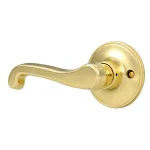Defiant Viano Polished Brass Passage Door Lever for Hallway and Closets thumbnail 4