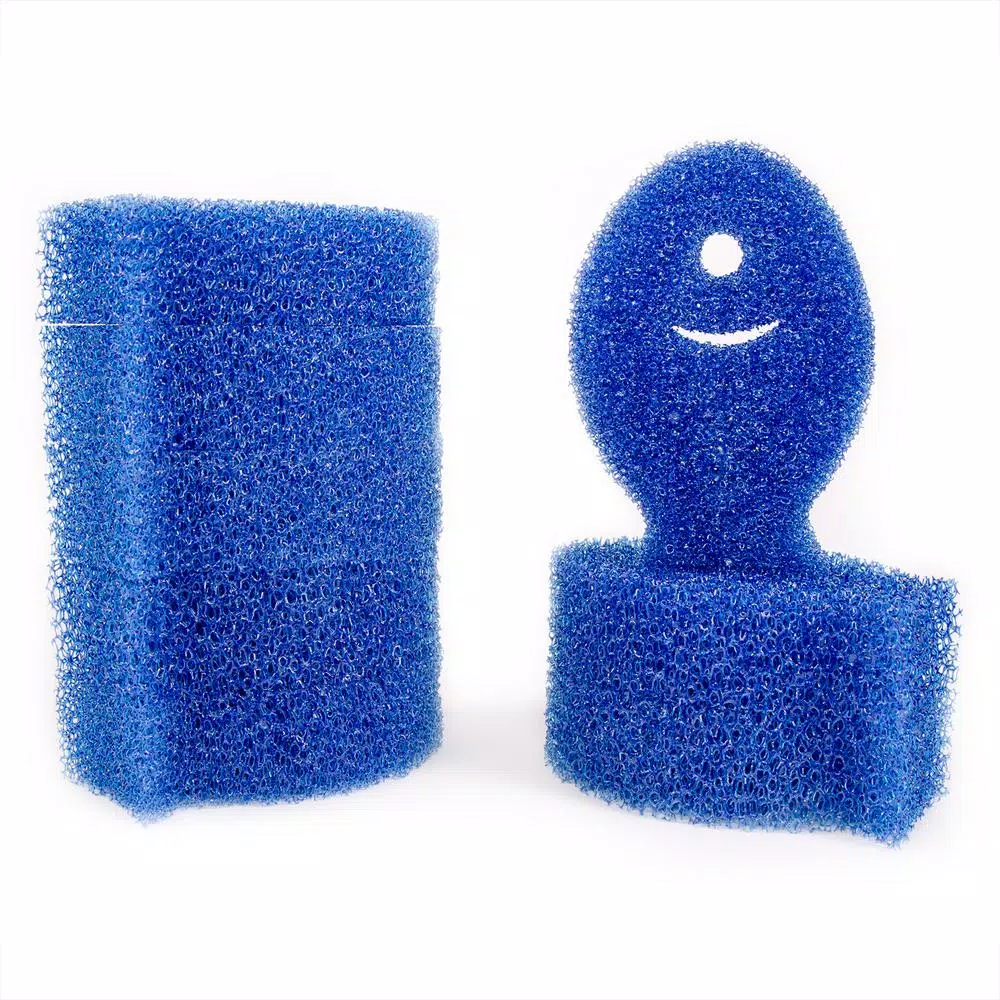 DishFish Scrubber 8-Pack - Non-Scratch Ergonomic Dish Cleaning Sponges