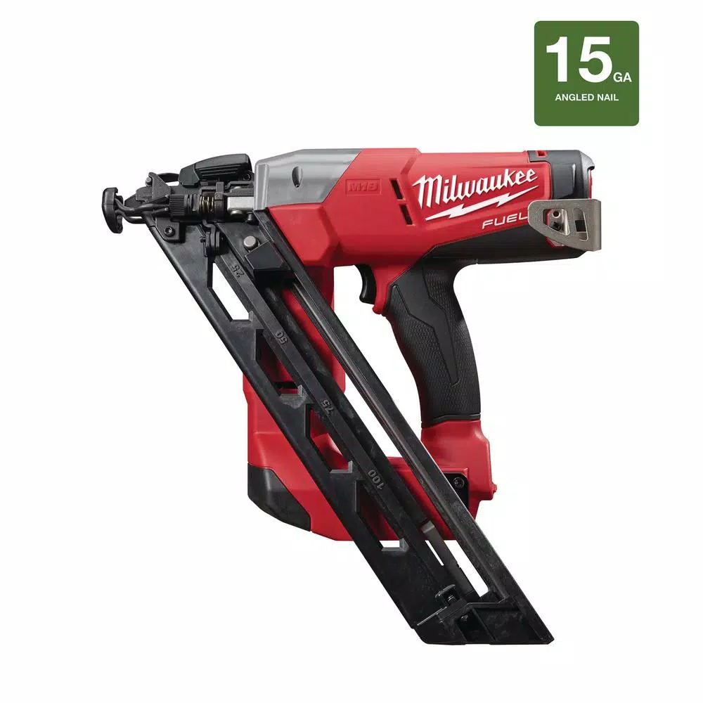 Milwaukee M18 FUEL 15-Gauge Angled Finish Nailer, Cordless Brushless (Tool Only)