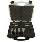 Drill America 8-Piece Carbide Tipped Hole Cutter Set, 1 in. Depth of Cut thumbnail 1