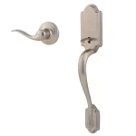 Kwikset Arlington Satin Nickel Entry Door Lever, Right-Handed, Handleset Only thumbnail 1