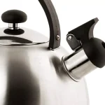 Home Basics 10.6-Cup Silver Stainless Steel Stovetop Tea Kettle with Whistle thumbnail 3